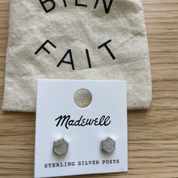 Madewell Jewelry - Madewell Shape Study Sterling Silver Posts